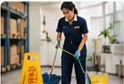 Petugas cleaning service
