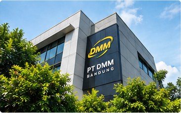 Ilustrasi gedung kantor PT DMM Bandung